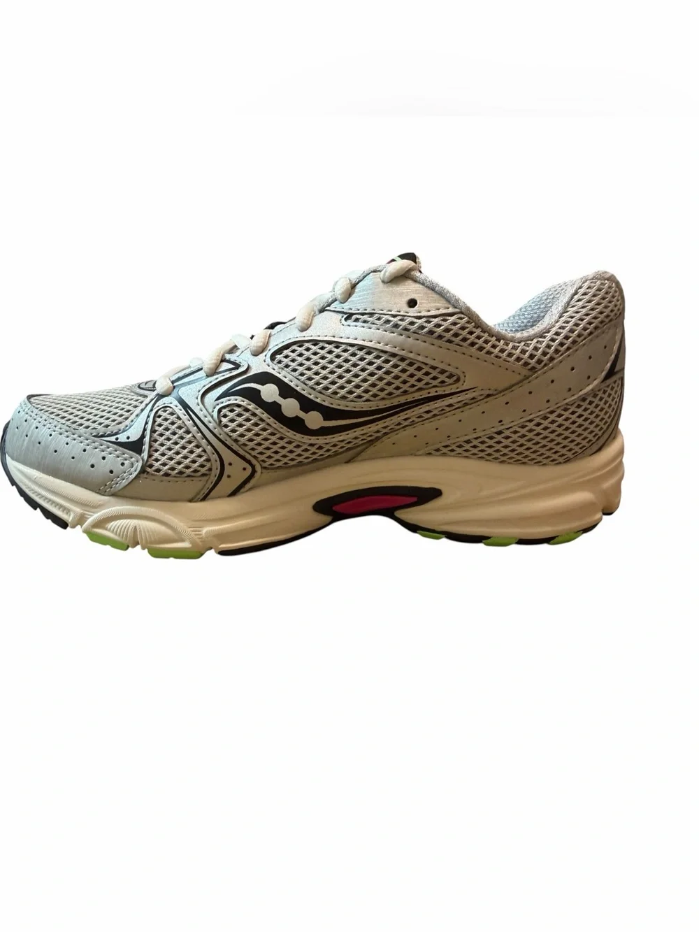 Saucony Ride Millennium Y2K Gray Green Mesh Sneakers Women’s 8.5 New